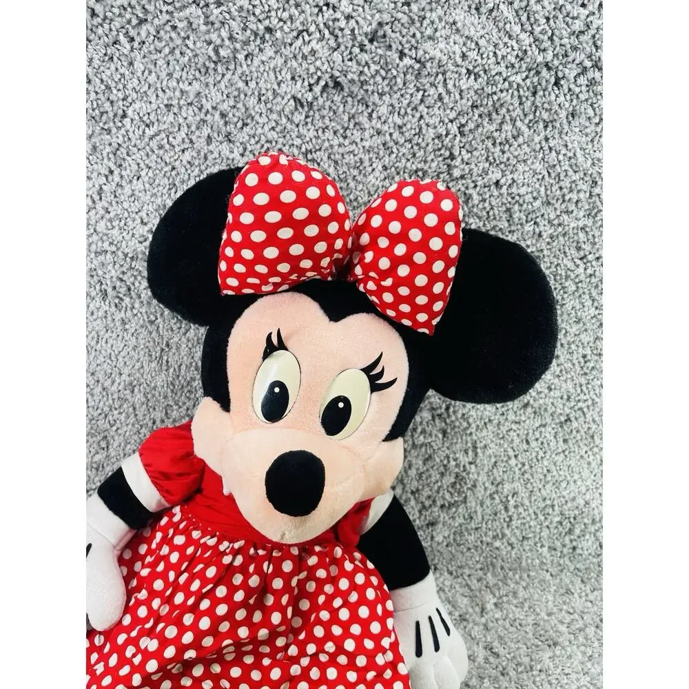Mickey and Minnie Mouse Disney Store Plush Toy Set Large 24 Inch Multicolor